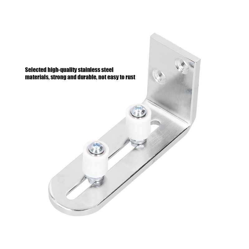 Barn Door Bottom Floor Guide with Bearing Sliding Door Roller