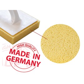 Kronen Hansa Reibfix Tile Washing Board with Hydro Sponge Pad for Washing Tiles (Tile Sponge, Cleaning Board, Ungrid, Made in Germany, 140 x 280 mm, Thickness 30 mm)