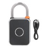 Fingerprint Padlock IP65 Waterproof Keyless Biometric Thumbprint Lock Smart Padlock