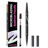 Microblading Eyebrow Pencil, Eyebrow Pencil, 2-in-1 Waterproof, Smudge-Proof, 3D Eyebrow