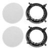 Generic Speaker Grille Cover, 2 Set Metal Mesh Round Speaker