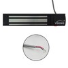 Visionis VS-VISML600LED-BL Indoor 600lbs Black Electromagnetic Lock with LED Sensor