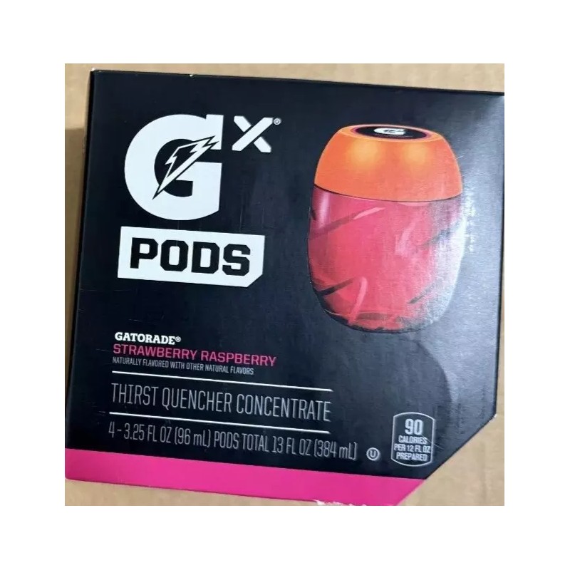 Gatorade 4 PER PACK Gatorade Gx Sports Drink Concentrate Strawberry