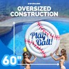 Swimline Inflatable Baseball Ride-On Pool Float