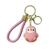 CAOXIAN Creative Penguin Doll Crochet Keychain Cute Penguin Knitting Keychain