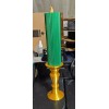 Power Rangers Green Candle Tea Light With Gold Candle Stick