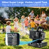 Hanstre Rechargeable Bubble Machine with Remote, RGB Lights & Auto