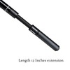 CUEDESG Carbon Fiber Pool Cue Extension,Length Adjustable(8~12 Inches)