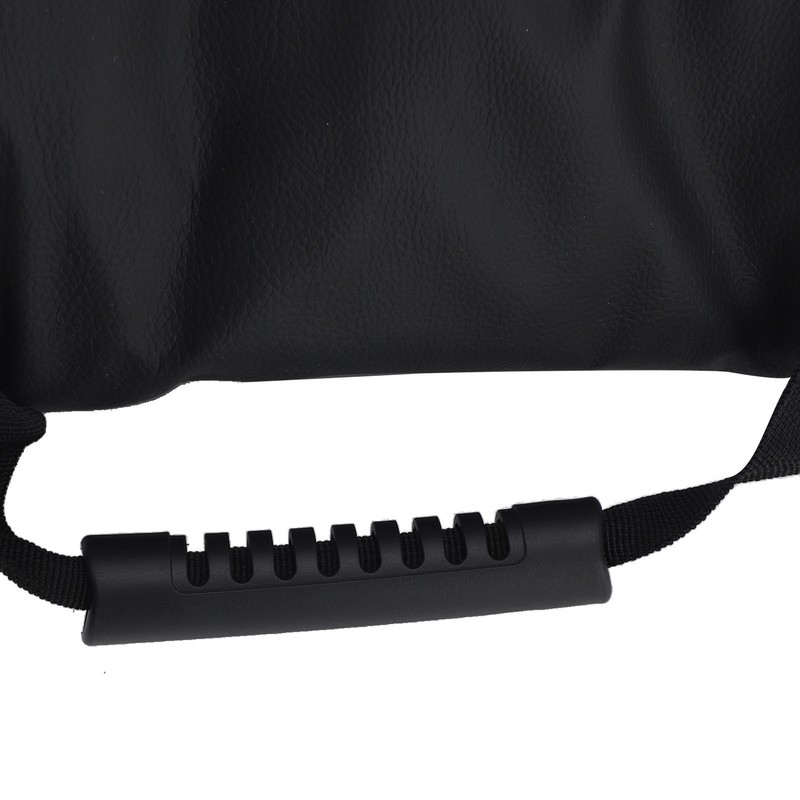 Golf Shoe Bag Convenient PU Leather Black Waterproof Dustproof Sport