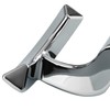 Gedotec Wall Coat Hook Vintage Coat Hook Polished Chrome -