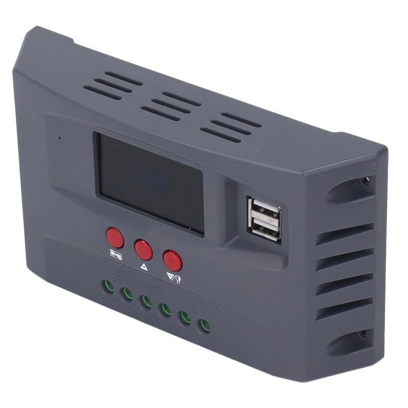 Solar Charge Controller with Light LCD MPPT Overcurrent Protection Solar