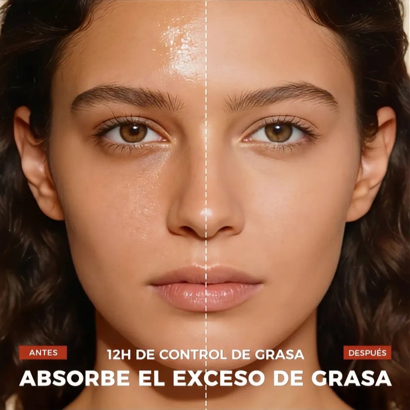 Abcify Base De Maquillaje Polvo Compacto Fijador Matte 24h