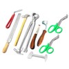 AAProTools 9 Piece Horse Shoe Farrier Hoof Grooming Tool Kit