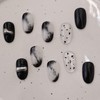 [Sl&Sl Nail Tips] ⚫Black chic nails⚫ - Short nose pin