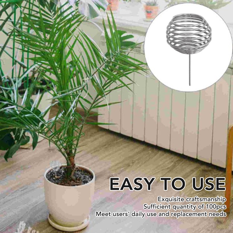 100pcs Fertilizer Mesh Basket Stainless Steel Garden Nutrition Cups Small
