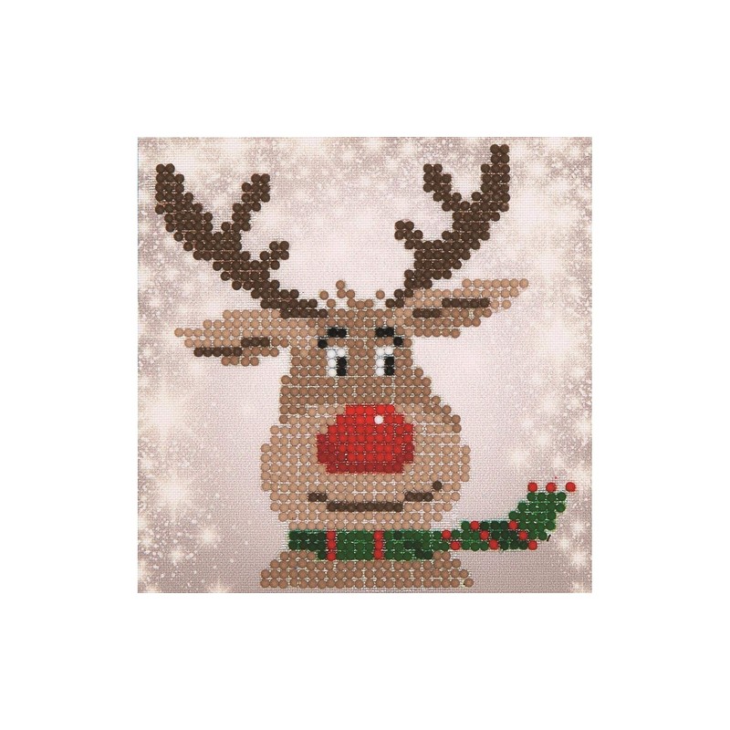 Diamond Dotz Mini Pillow Christmas Reindeer