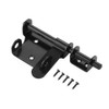 Sliding Bolt Gate Latch Black, 6 Inch Thickening Stainless Steel