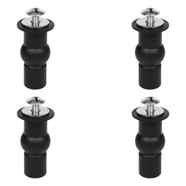 Daryunk 4 Pack Toilet Seat Screws, Toilet Seat Screws Fittings, Universal Toilet Lid Seat Hinges Bolts Toilet Seat Fittings, for Top Mounting Hardware Toilet Seats Hinges