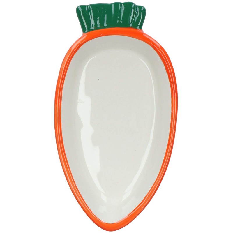 Small Animals Small Lettuce Green Leaf & Carrot Feeding Bowl