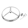 Chrome Tri Bar Bullet Spike Style 7" Headlamp Trim Ring