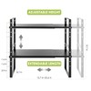 Across-Star Expandable Cabinet Shelf Organizer Rack, Stackable Kitchen Countertop Organizer