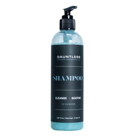 Dauntless Modern Grooming Co. Shampoo | 12 ounces | Sulfate Free | Paraben Free | Peppermint & Tea Tree Scented