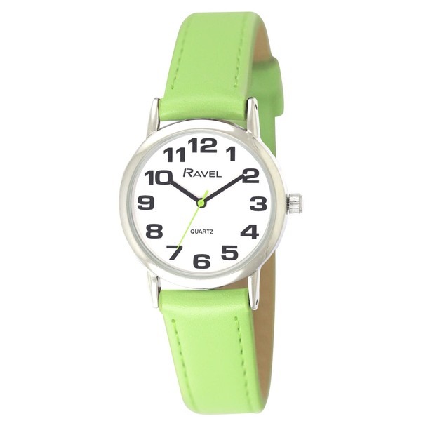 Ravel - Unisex Watch With Large Numbers, Strap.