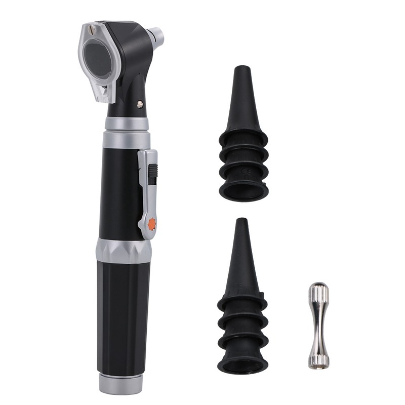 Medical Diagnosis Otoscope Ear Care Speculum Magnifying Lens Clinical LED