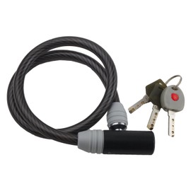 Captain Stag Off UL Wire Lock Key Type DK-4012 Φ0.5 inch (12 mm), Black