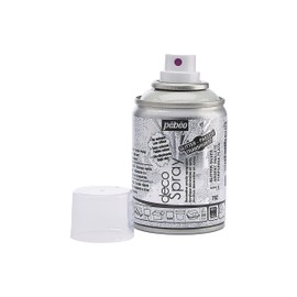 PEBEO DecoSpray, Acrilico, Argento, 10.50 x 5.20 x 5.20 cm, 100 unità