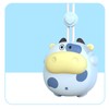 Mini Hanging Neck Fan USB Rechargeable Bladeless Cartoon Cow Shape