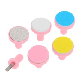 Ipetboom Replacement Grinding Heads for Nail Trimmer Electric Nail File Set of Pink Newborn