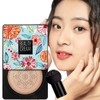VENZEN BEAUTY CREAM Cushion Foundation, Whitening, Shiny, Moisturizes Skin, Bright,