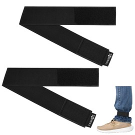 CM Cosmos 2 Pcs Bike Bicycle Cycling Elastic Ankle Straps Band Adjustable Pants Fastening Belt Boot Blousing Straps Ankle Safety Bind for Riding Climbing Fishing Outdoor Sports Activities