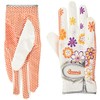 Persons PSGL-16 Women's Two-Handed Gloves, PSGL16, Both Hands, White/Orange, 8.3