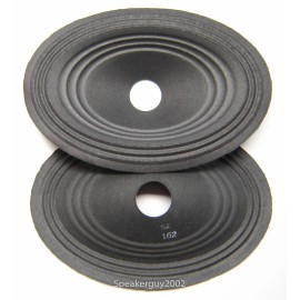 Universal Pair Vintage 6"X8" Paper Cones - Speaker Parts - 162