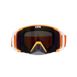 CRG Motocross ATV Dirt Bike Off Road Racing Goggles Adult T815-157 Series (Orange)