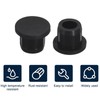 6 Pieces Black Plug Holes, H12 Waterproof Rubber Button Plug