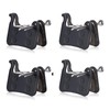4pcs Bike Brake Pads, High-Performance Semi-Metallic Disc Brake Pads Replacement