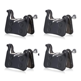 4pcs Bike Brake Pads, High-Performance Semi-Metallic Disc Brake Pads Replacement for Mountain Bikes & E-Bikes Compatible with Shimano Deore XT SLX Hone Alfine Saint Accessories