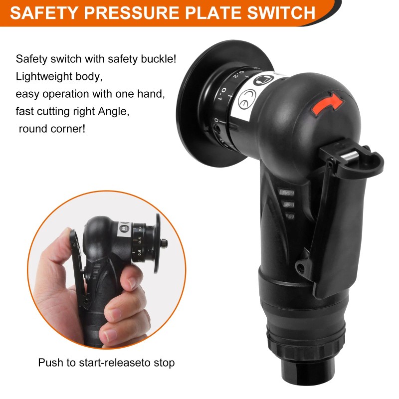 Handheld Grind Tool Metal Deburring Trimming Pneumatic Chamfering Machine US