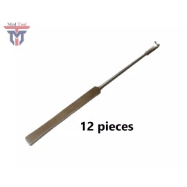 MD 12 Spay Snook Hook Veterinary Surgical Instruments Stainless Steel