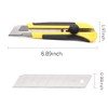 Scimaker 25MM Heavy Duty Utility Knife, Box Cutter with 10pcs