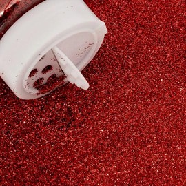 1 Lb Bright Red Fine Glitter