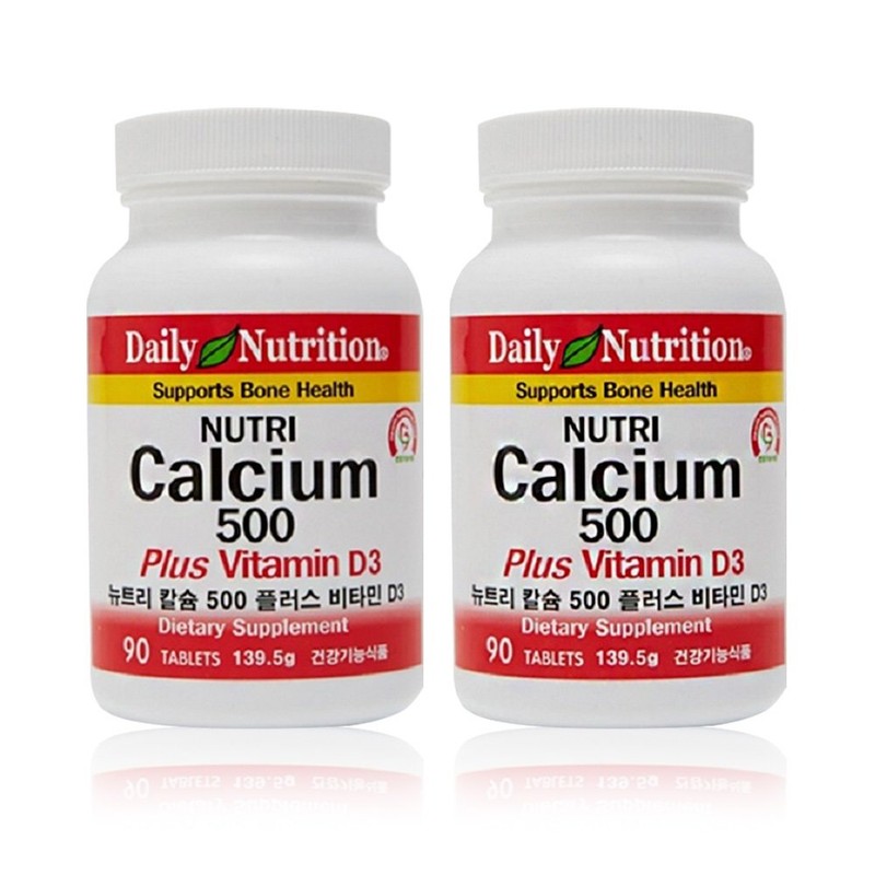 Daily Nutrition Nutri Calcium 500 Plus Vitamin D (90 tablets