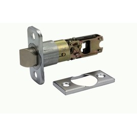 Design House 787382 6-Way Universal Latch Square Corner, Satin Chrome, Passage/Hall & Closet, 5 Piece