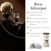 Silverpot Green Tea & Lemon, 50 Round Tea Bags, Tin