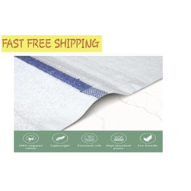 Unbranded NEW BULK 12 PACK STRIPE KITCHEN CLEANING BAR TOWELS BARMOPS HEAVY DUTY 16X19