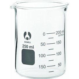Utopia Alchemist Beaker 8.8oz / 250ml - Set of 8 - Measuring Beaker, Cocktail Tumbler, Alchemist Beakers Transparent