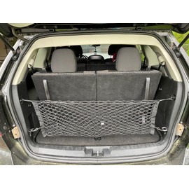 EACCESSORIES EA Rear Trunk Organizer Cargo Net for Dodge Journey 2009-2020 – Envelope Style Cargo Net for SUV - Premium Mesh Car Trunk Organizer Vehicle Carrier Storage - Compatible with Journey
